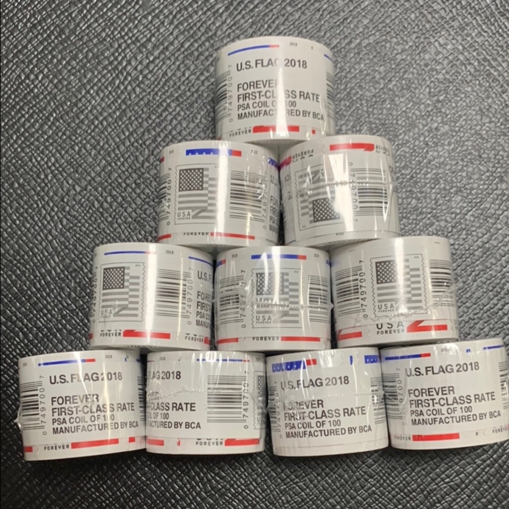 Forever Stamps 2017 ten roll 10 roll = 1000 pcs